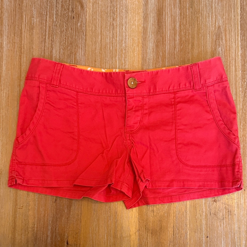 Red Juniors Hang Ten Shorts